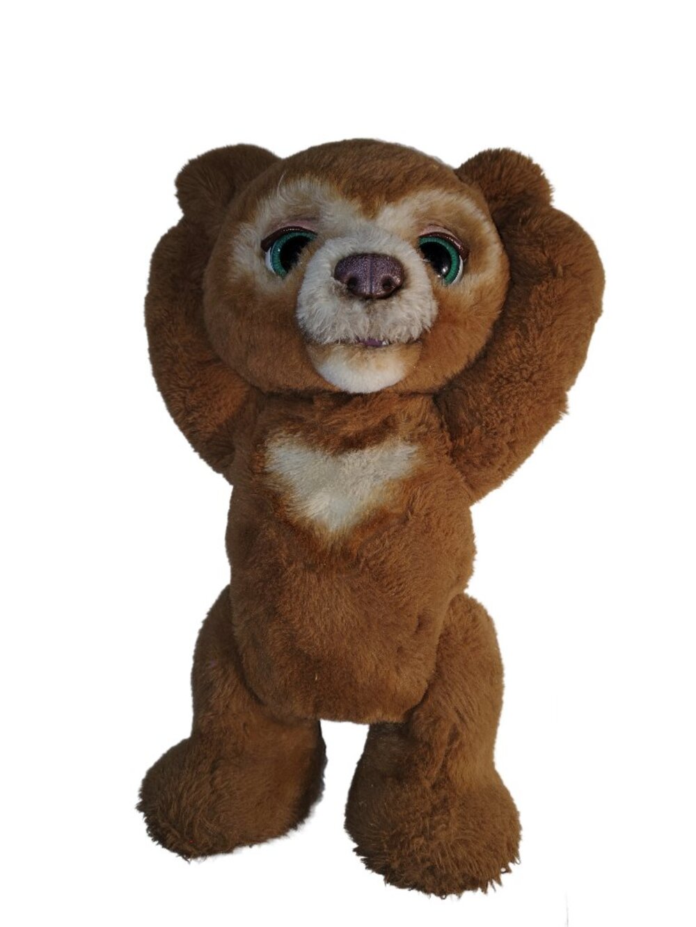 Children's Interactive Talking FurReal Cubby The Curious Stuffed Bear